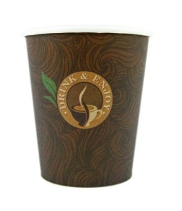 Kubek papierowy brązowy drink&enjoy 300/380ml a50