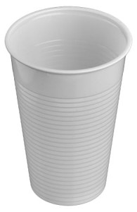 Kubek plastikowy biały a100 200ml /30/