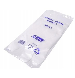 Rękawice foliowe HDPE a100 rozmiar L   /100/