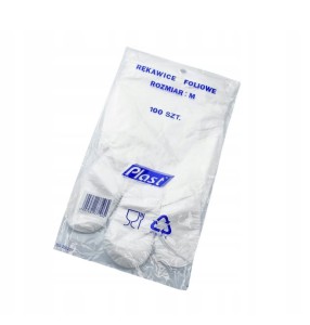 Rękawice foliowe HDPE a100 rozmiar M  /100/
