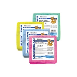 Mediclean ściereczka z mikrofazy nieb 40x40 a5