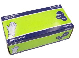Rękawice foliowe PE KLINION a500 box /10/