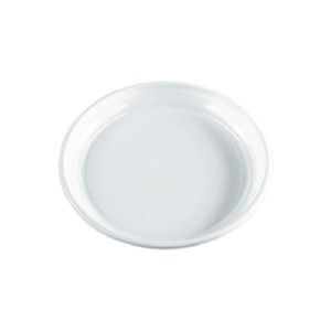 Talerz plastikowy biały 22cm a100      /18/