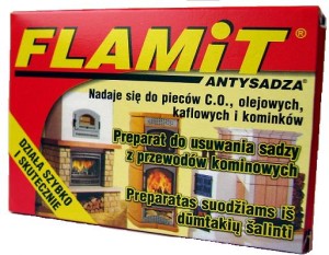 Preparat do usuwania sadzy antysadza Flamit