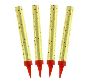 Fontanna tortowa 12 cm złota 1 sztuka /12