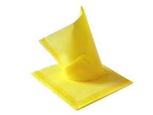 Serwetki tandance 38X38 A50 jasno żółte z paskami