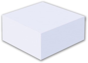 Kostka biała klejona 85x85x35