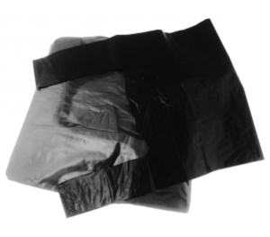 Torebki HDPE 40/80 czarna a100 14  mikr.