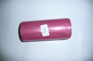 Worki na śmieci 60l czerwone A15 40 mic 60x80 /40/