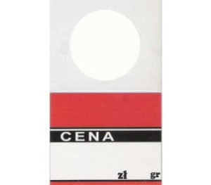 Ceny laminowane na butelkę a25
