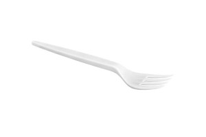 Premium widelec plastikowy biały a100 /48/