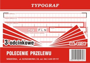 Polecenie przelewu trzyodcinkowe