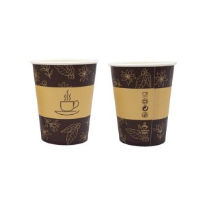 Kubek papier z nadrukiem 250ml a50 0% plastik /20/