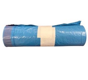 Worki na śmieci 120l z taśmą nieb. a15 LDPE /20/