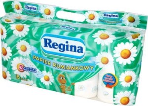 Papier toaletowy a8 rumianek regina soft /10/