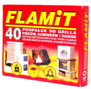 Podpałka biała Flamit 40     /24/