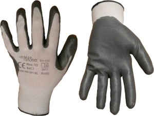 Rękawice ochronne powlekane czarne IDEAL 70053 r7