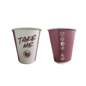 Kubek papier Take Me 250ml a50 0% plastik /20/